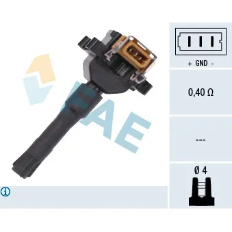Bobine d'allumage FAE 80215