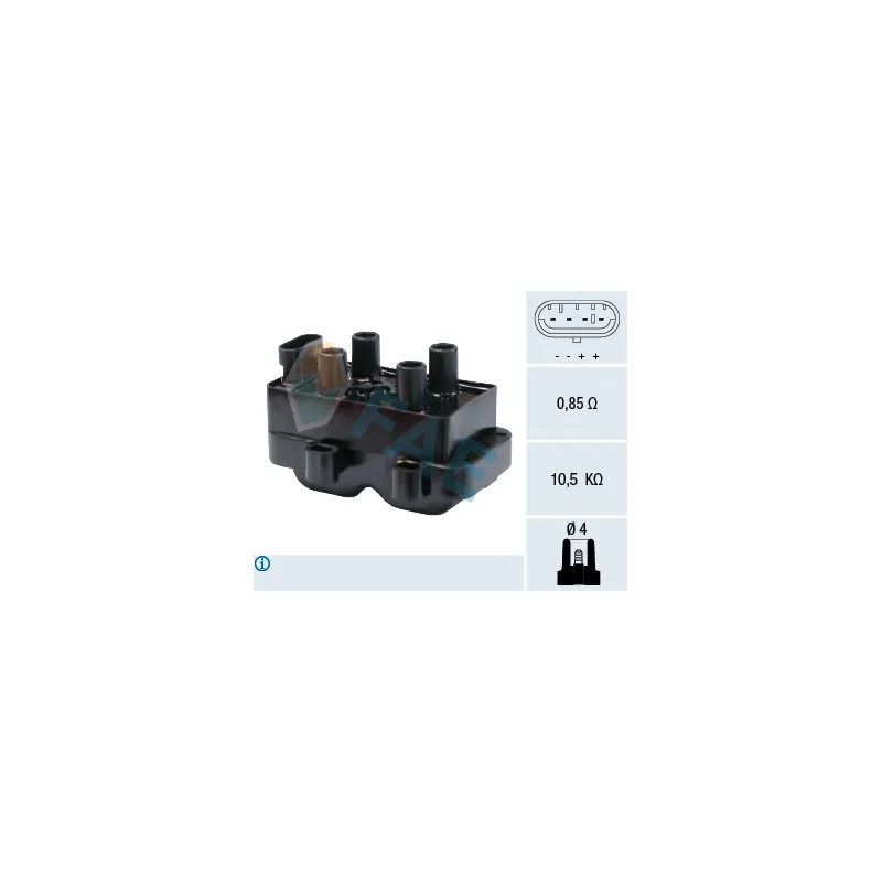 Bobine d'allumage FAE 80222