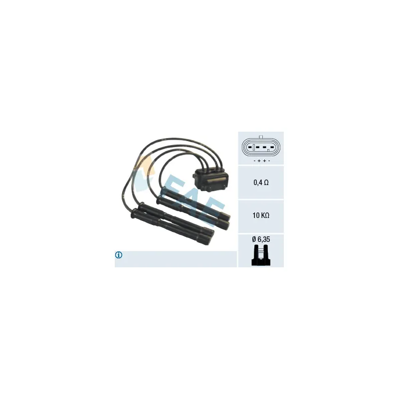 Bobine d'allumage FAE 80225