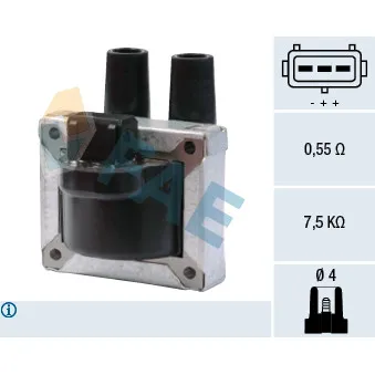 Bobine d'allumage FAE 80232