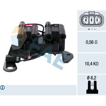 Bobine d'allumage FAE 80253