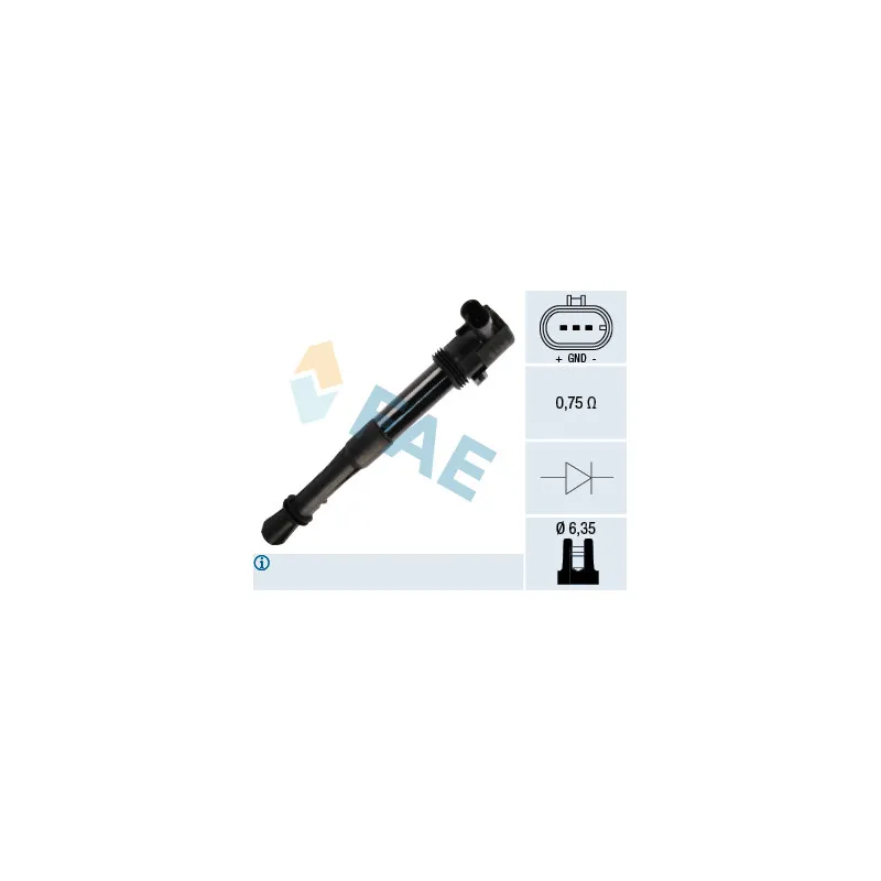 Bobine d'allumage FAE 80256