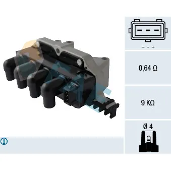 Bobine d'allumage FAE 80280
