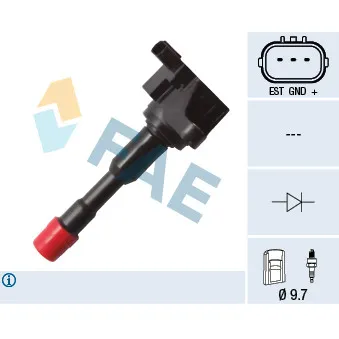 Bobine d'allumage FAE 80298
