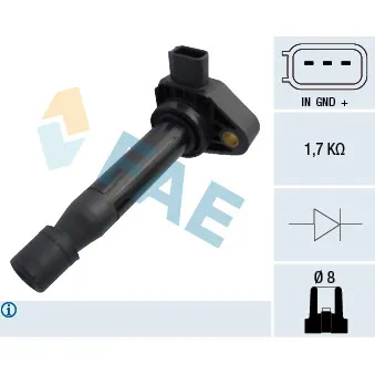 Bobine d'allumage FAE 80300