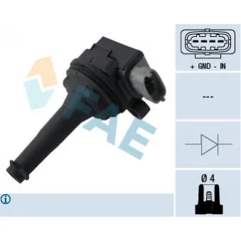 Bobine d'allumage FAE 80304