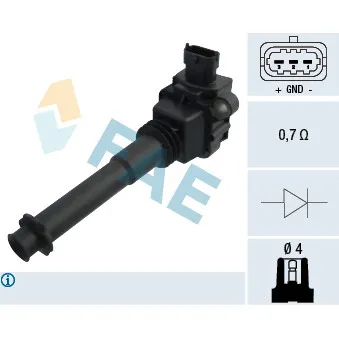 Bobine d'allumage FAE 80312