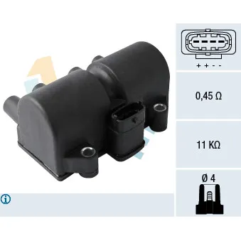 Bobine d'allumage FAE 80320