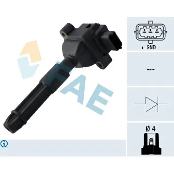 Bobine d'allumage FAE 80324