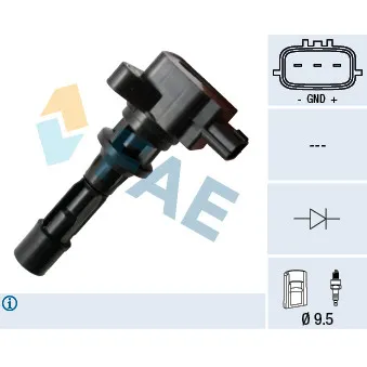 Bobine d'allumage FAE 80328