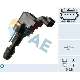 Bobine d'allumage FAE 80329