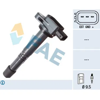 Bobine d'allumage FAE 80348