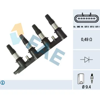 Bobine d'allumage FAE 80352