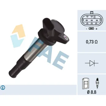 Bobine d'allumage FAE 80357