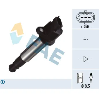 Bobine d'allumage FAE 80359