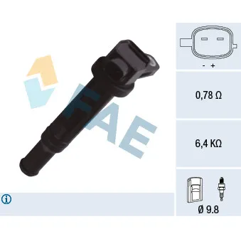 Bobine d'allumage FAE 80363