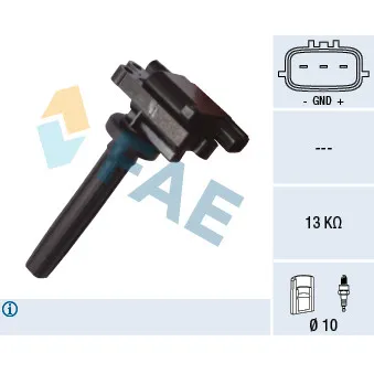 Bobine d'allumage FAE 80365