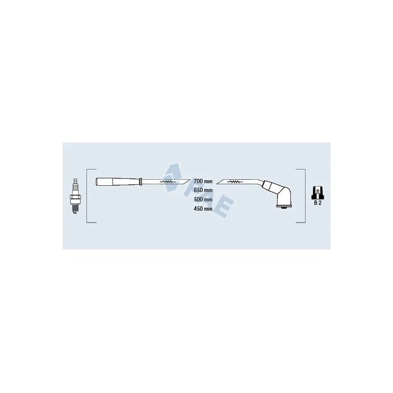 Kit de câbles d'allumage FAE 83266