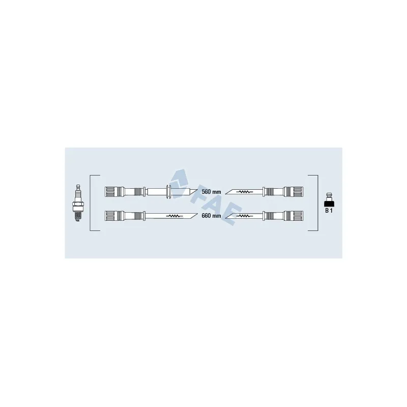 Kit de câbles d'allumage FAE 83300