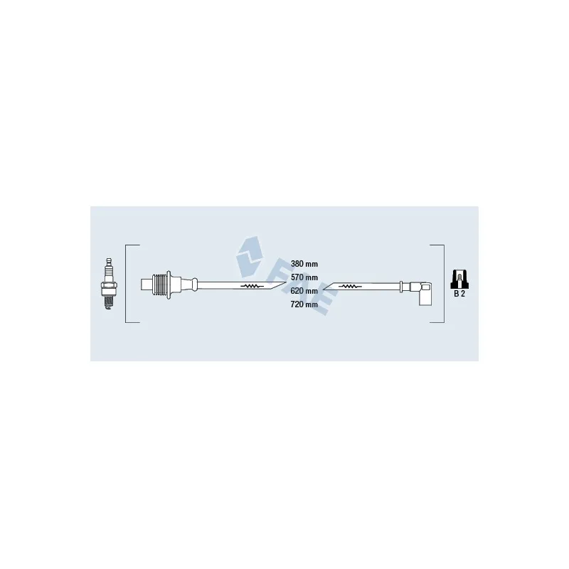 Kit de câbles d'allumage FAE 85010
