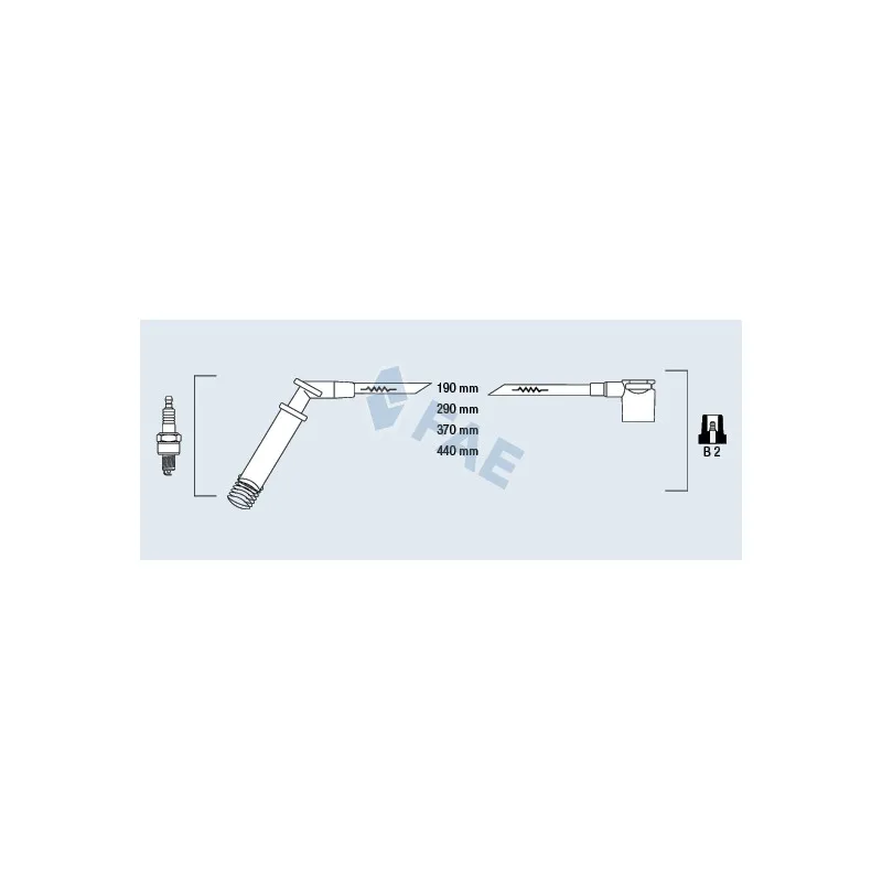 Kit de câbles d'allumage FAE 85100