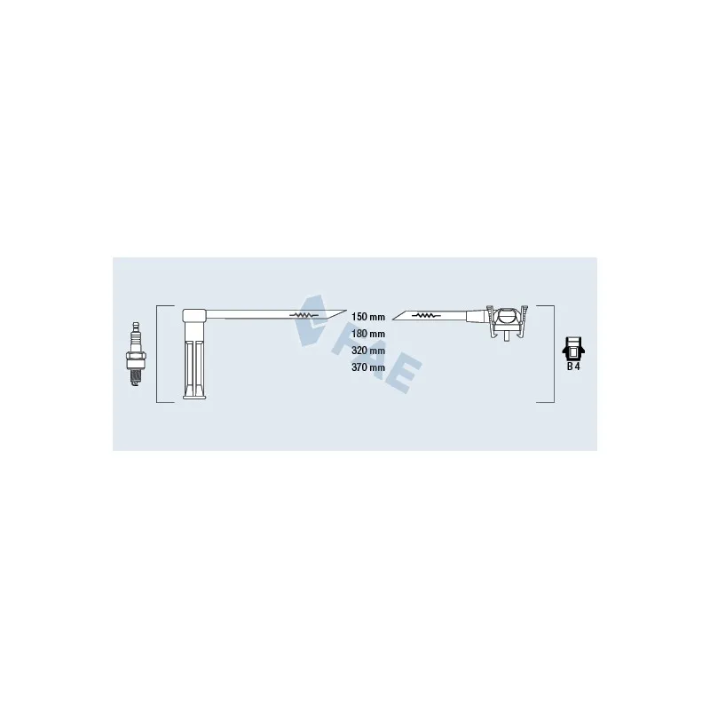 Kit de câbles d'allumage FAE 85111
