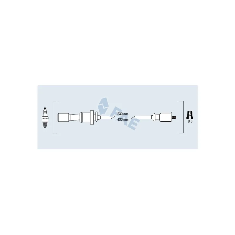 Kit de câbles d'allumage FAE 85384