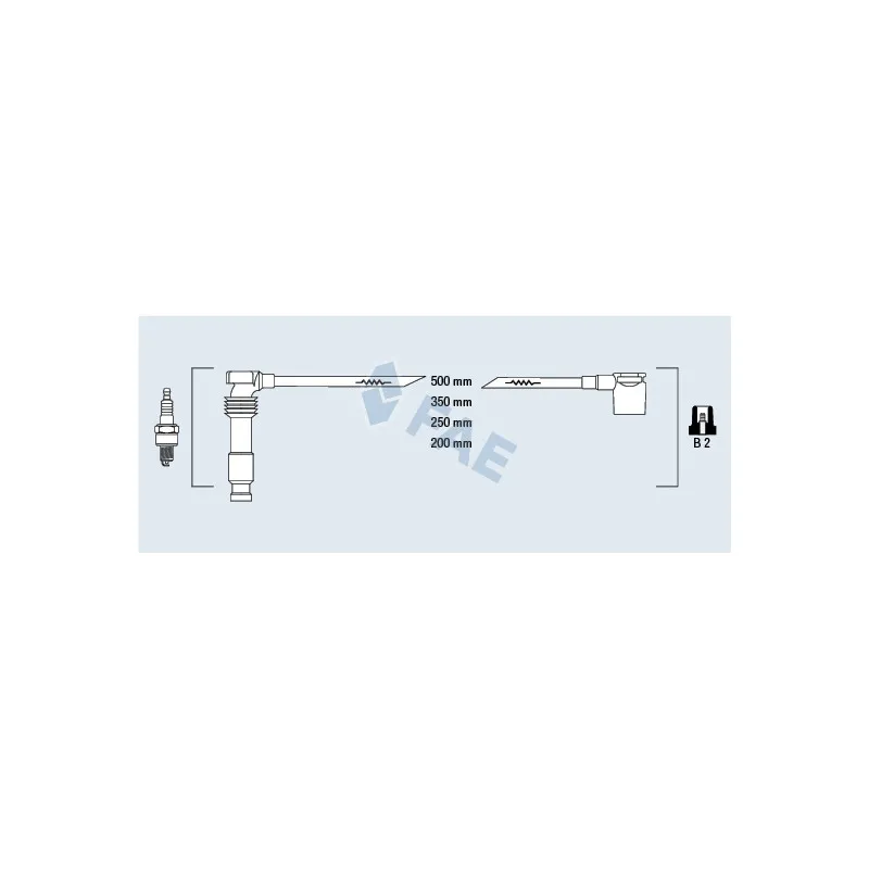 Kit de câbles d'allumage FAE 85561