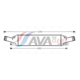 Intercooler, échangeur AVA QUALITY COOLING AI4294
