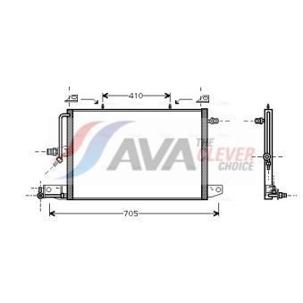 Condenseur, climatisation AVA QUALITY COOLING AI5117