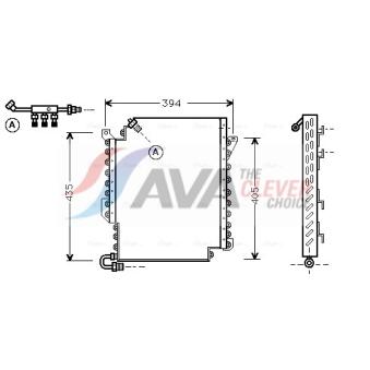 Condenseur, climatisation AVA QUALITY COOLING AI5119