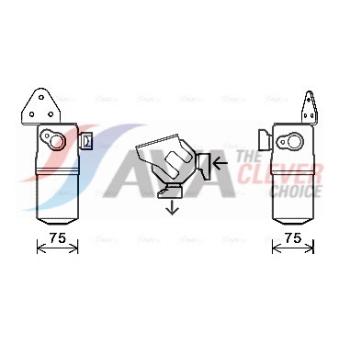 Filtre déshydratant, climatisation AVA QUALITY COOLING AID348