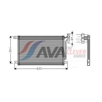 Condenseur, climatisation AVA QUALITY COOLING BW5215