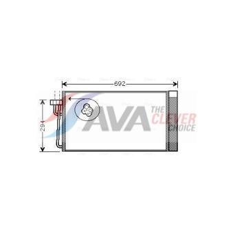 Condenseur, climatisation AVA QUALITY COOLING BWA5273D
