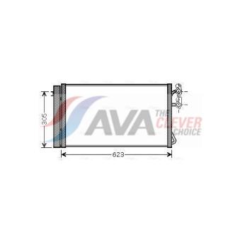 Condenseur, climatisation AVA QUALITY COOLING BWA5296D