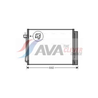 Condenseur, climatisation AVA QUALITY COOLING BWA5377D