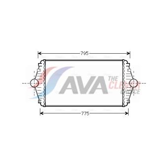 Intercooler, échangeur AVA QUALITY COOLING