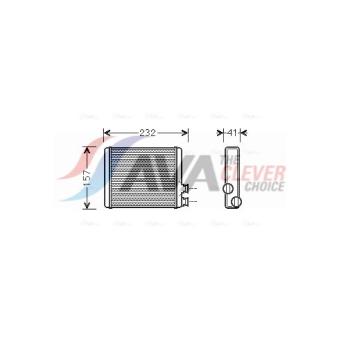 Système de chauffage AVA QUALITY COOLING CN6286