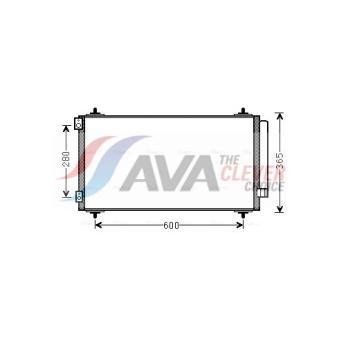 Condenseur, climatisation AVA QUALITY COOLING CNA5271D