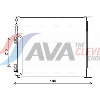Condenseur, climatisation AVA QUALITY COOLING DN5355D