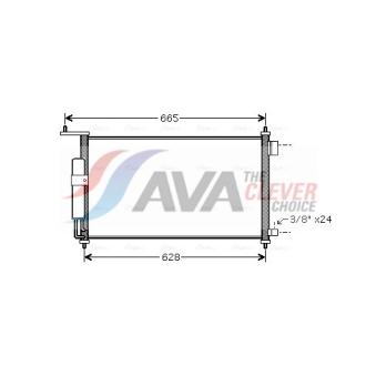 Condenseur, climatisation AVA QUALITY COOLING DNA5332D