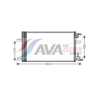 Condenseur, climatisation AVA QUALITY COOLING OLA5499D