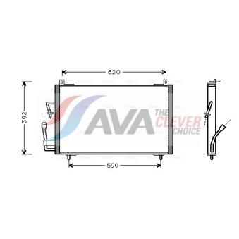 Condenseur, climatisation AVA QUALITY COOLING PE5182