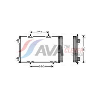 Condenseur, climatisation AVA QUALITY COOLING