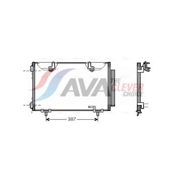 Condenseur, climatisation AVA QUALITY COOLING TO5327D