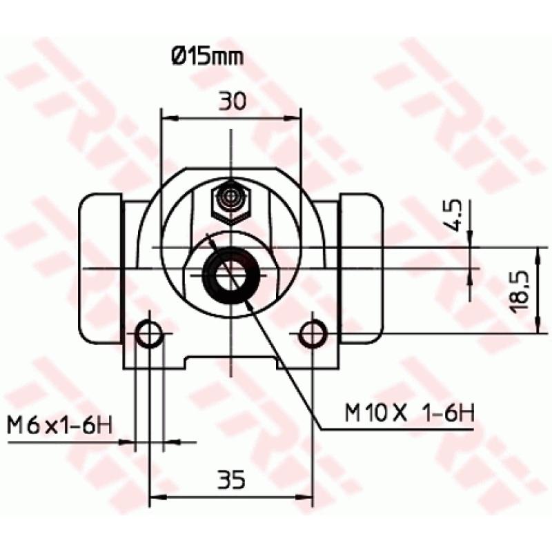 Cylindre de roue TRW BWB104 - Visuel 1