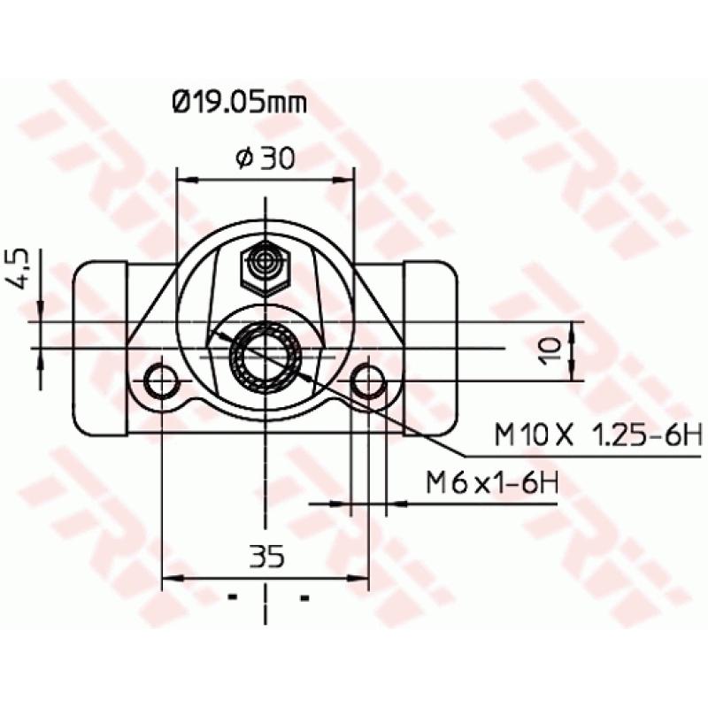 Cylindre de roue TRW BWD103 - Visuel 1
