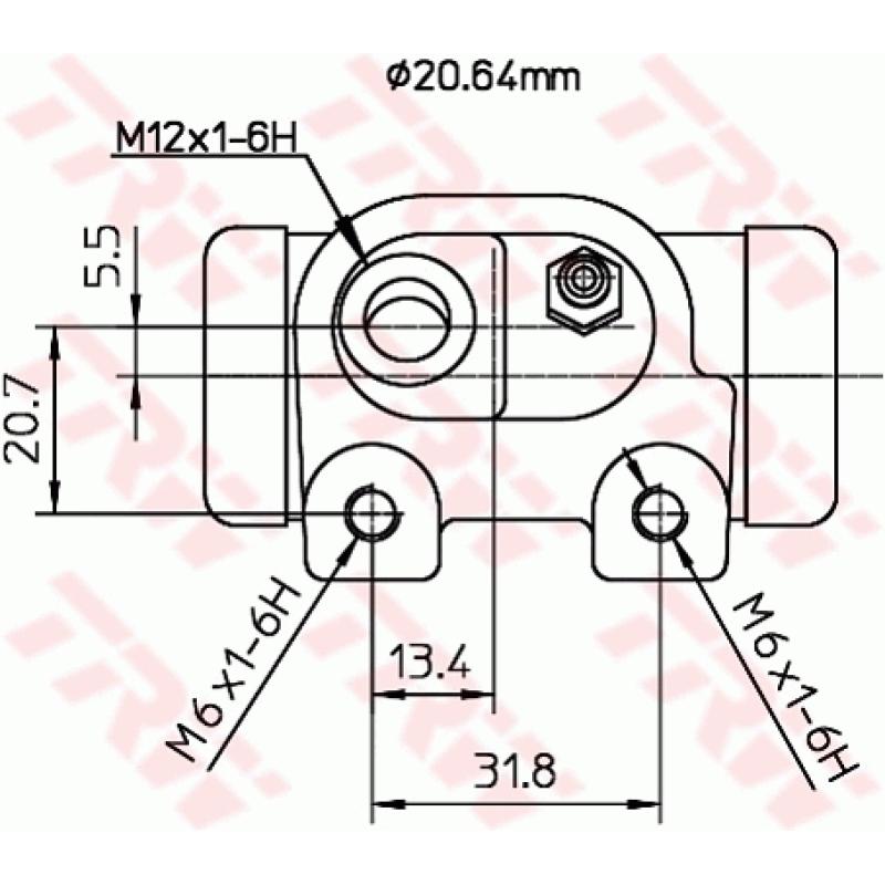 Cylindre de roue TRW BWF124 - Visuel 1