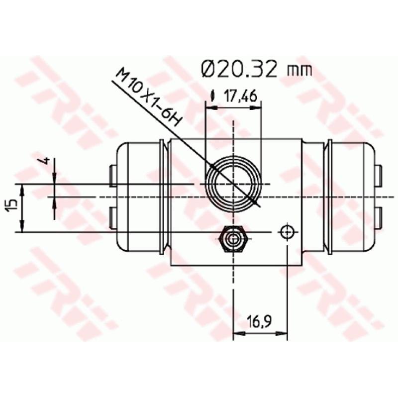 Cylindre de roue TRW BWF196 - Visuel 1