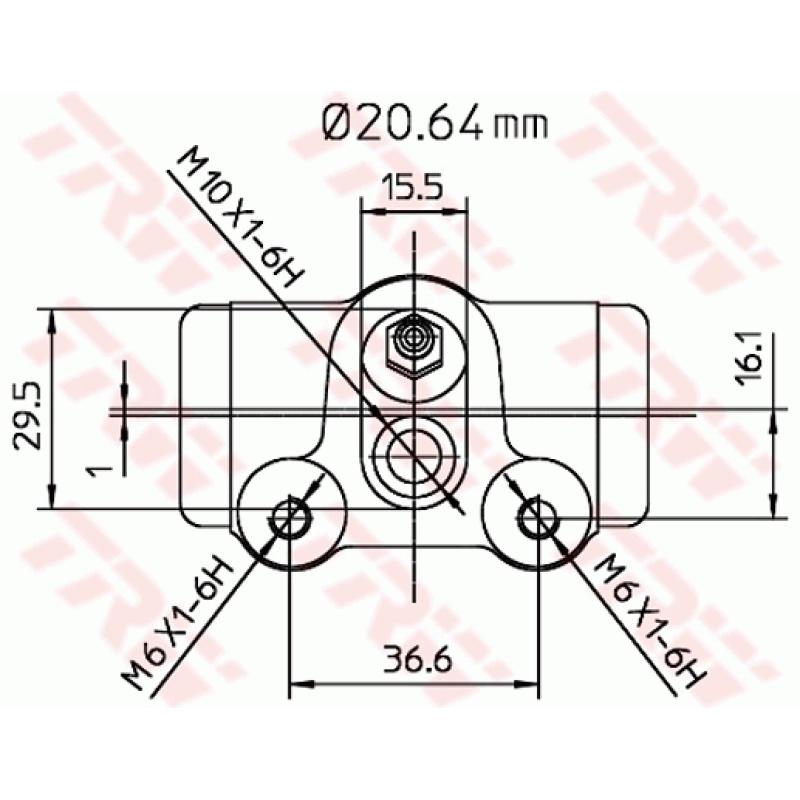 Cylindre de roue TRW BWF251 - Visuel 1